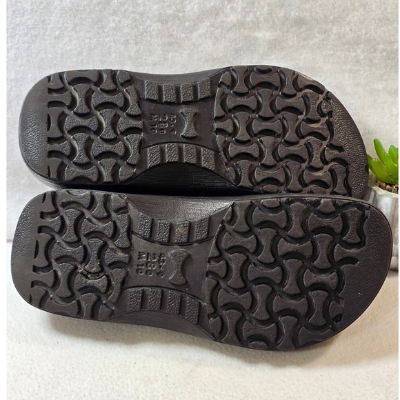 Birkenstock Profi Birko Flor Black Slip On Clogs Size 43 EU 280 US Mens 10/10.5 - Picture 11 of 12